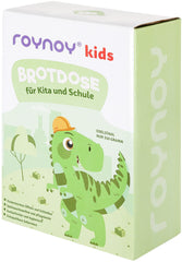 roynoy | Edelstahl Brotdose Kinder | wasserdicht | mit Trennwand | Bento Box Kinder | Frühstücksbox | für Kindergarten Kita Schule