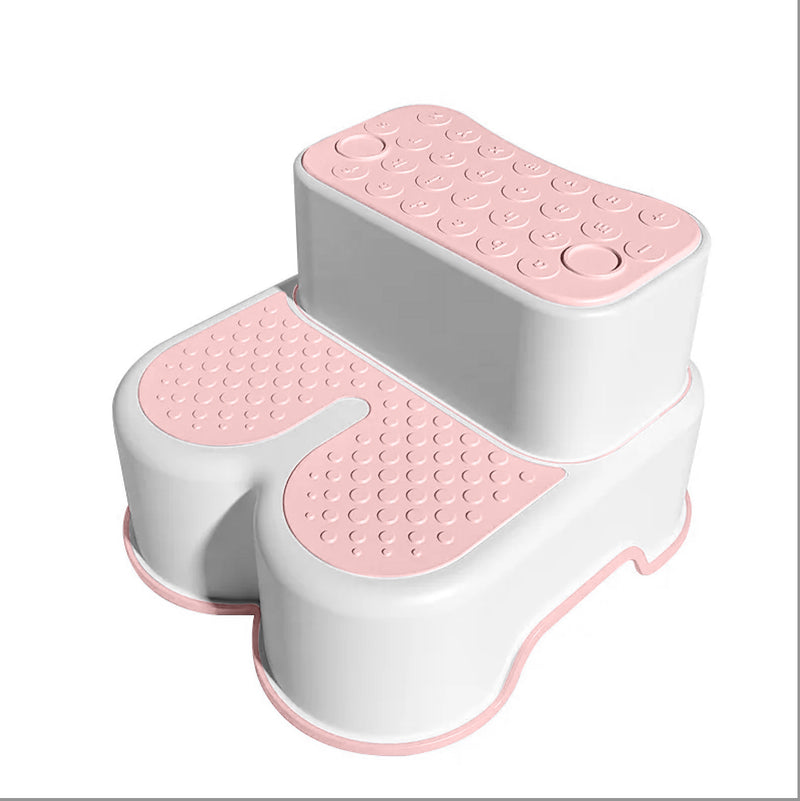 roynoy | Toilettensitz Kinder mit Treppe | Sitzverkleinerer mit Tritthocker | Kloaufsatz | WC Sitz mit Tritthocker (weiß/mint)